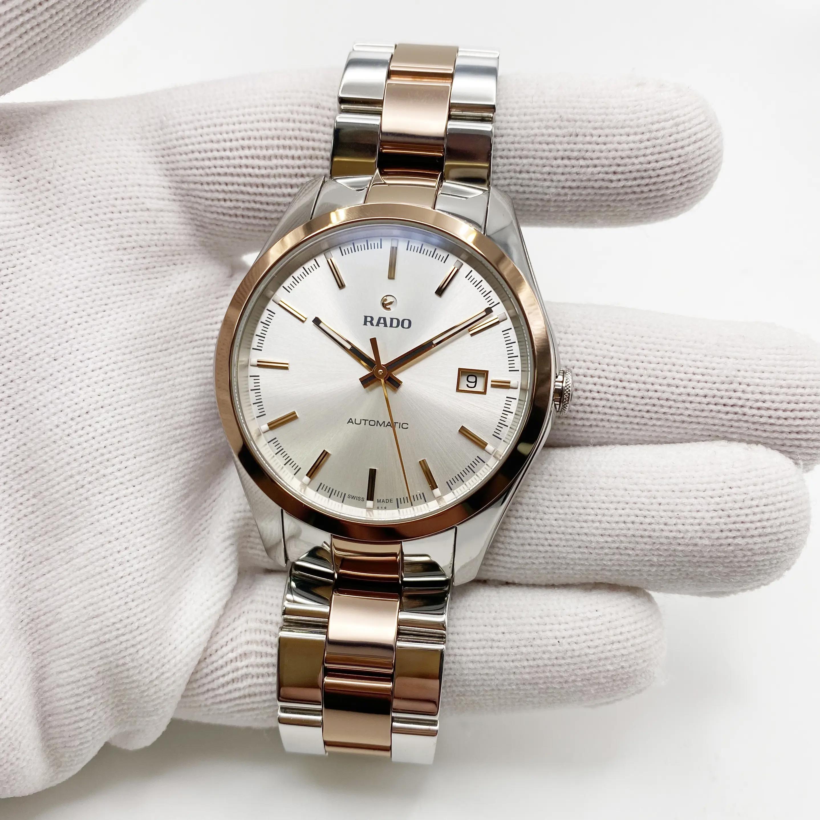 Rado Hyperchrome Steel Ceramic Silver Dial Automatic Mens Watch R32980102